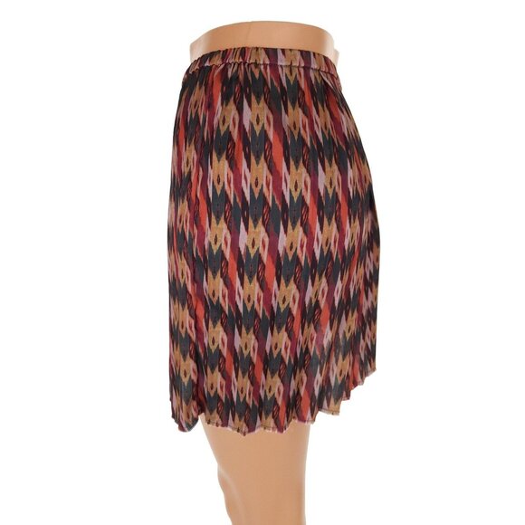Isabel Marant Etoile Pleated Skirt Size S Womens Hanoi Ikat Print - Picture 6 of 14